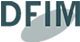 DFIM logo i blå farver